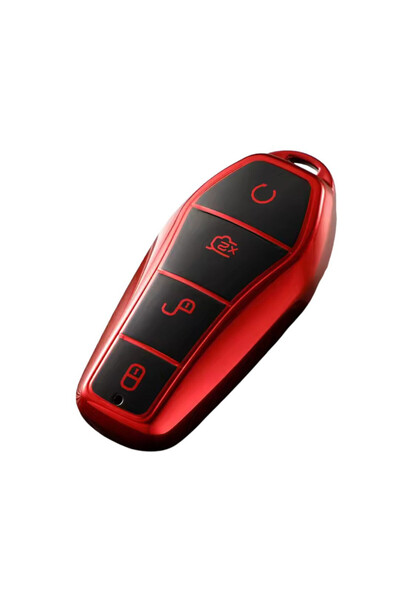 AUTOTOB Car key case, AUTOTOB®, TPU, BYD, red