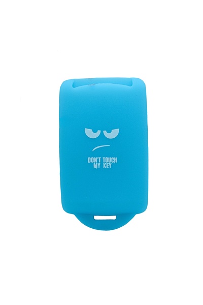 AUTOTOB Husa cheie keyless Renault/Dacia, model "Don't touch my key", albastr...
