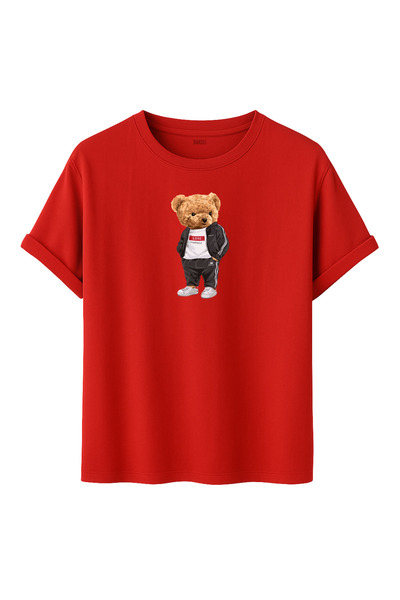 DK DAKSEL Unisex Love Yourself Teddy Bear Printed 100% Cotton Crew Neck T-Shirt