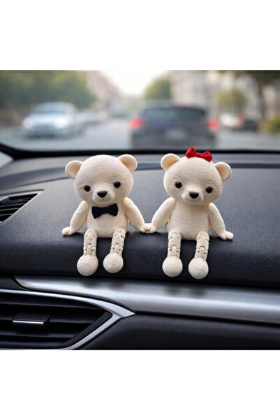 MisterionStudio زوج من دمى الدببة اللطيفة، زوجان من دمى الدببة البيضاء، زينة ...