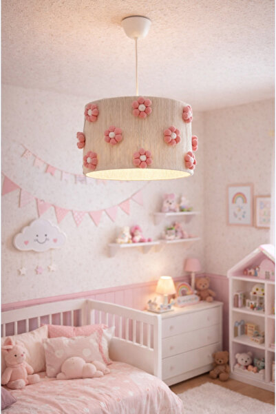 Mirfilo Makrome çocuk odası avize ponponlu avize