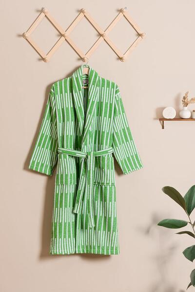 Soley Pian |   Halat de baie unisex (pentru bărbați) din jacquard, 100% bumbac