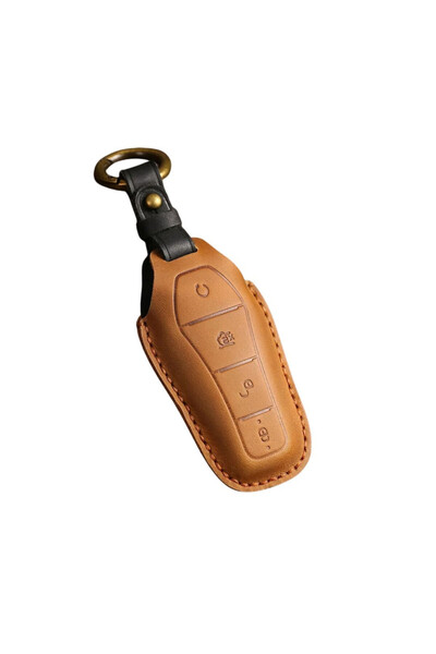 AUTOTOB AUTOTOB® genuine Leather key case, BYD, brown