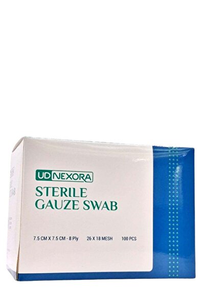 Nexora STERILE GAUZE SWAB 7.5X7.5 8P 100S