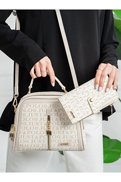 eflanmoda Combinație de geantă și portofel pentru femei Just Polo