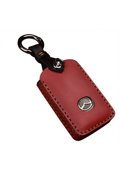 AUTOTOB Husa cheie auto Mazda din piele, AUTOTOB®, rosu