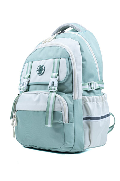 Probag Green School Bag with 4 Compartments, Orthopedic Back Support, Waterpr...