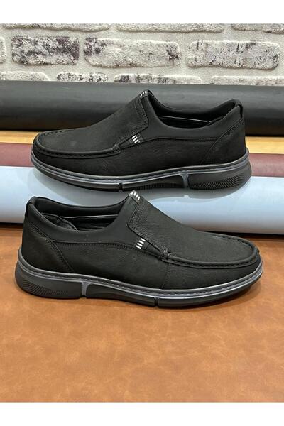 UMUT AYAKKABI حذاء رجالي من جلد نوبوك أصلي مقاس كبير 45-46-47 بايكارا خفيف ال...