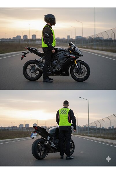PRORIDER Reflektörlü Motorcu Yeleği Universal