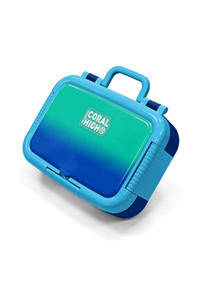 Coral High Παιδικό πράσινο δοχείο φαγητού από ανοξείδωτο ατσάλι με μοτίβο που...