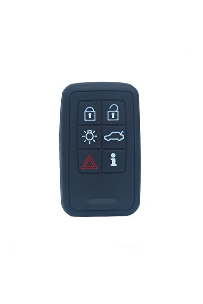 AUTOTOB Volvo silicone key cover, 6 buttons, black