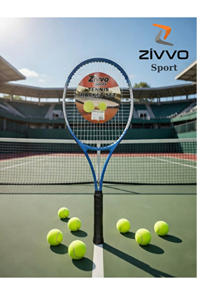 Zivvo Tenis Raketi Seti Başlangıç Seviyesi Tenis Raketi Taşıma Çantası 3 Adet...