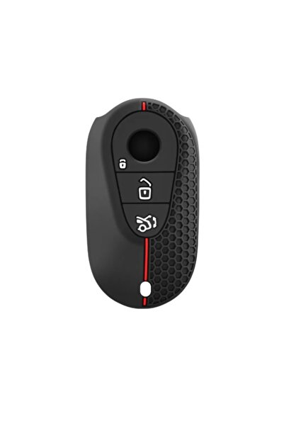 AUTOTOB Husa cheie silicon Mercedes model 2022, compatibila S-Class, C-Class,...