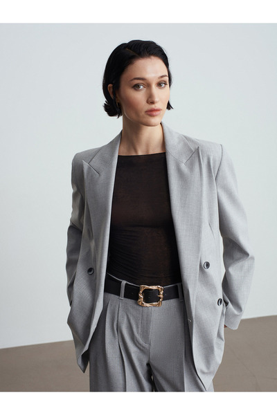 Dilvin 60783 Kruvaze Blazer Ceket