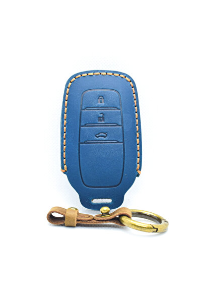AUTOTOB AUTOTOB® 3-button keyless key case, Leather, Toyota Yaris, Yaris Cros...