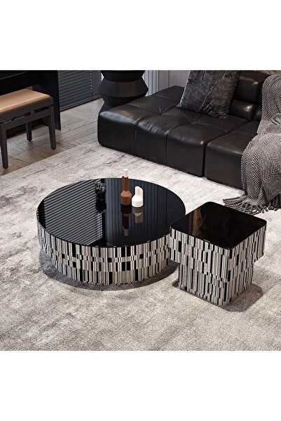 AWD Modern Coffee Table of 2 with Storage Drawer