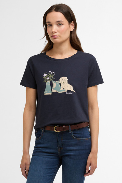 Barbour Brambles T-Shirt NY73 Navy