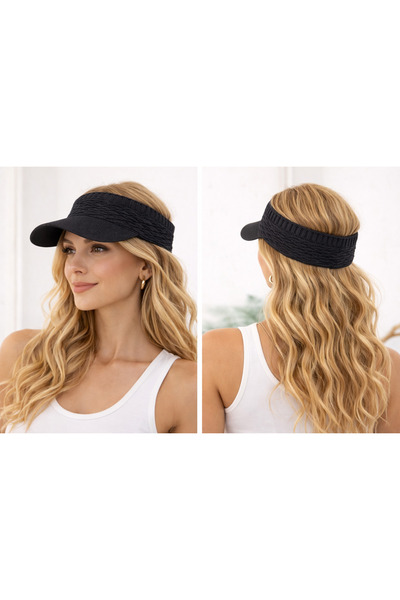 kuru 🌈 LUMIÈRE FLEX – Стилна шапка с козирка с UV защита и плетен вид