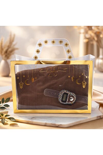 Vipfoni Stone Zikirmatik Headscarf in a Transparent Bag, Hajj, Umrah, Mevlüt,...