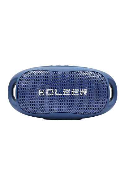 KOLEER Portable 9W Bluetooth 5.4 Speaker with FM, USB, SD, Type C, Dual 52mm ...