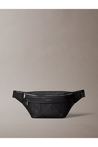 Calvin Klein Erkek Emblem Aop Emboss Bel Çantası