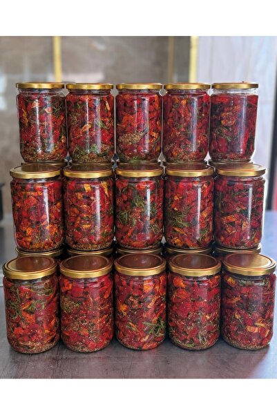 Ortaklar Yöresel Gıda Baharatlı Kuru Domates Mezesi- 660cc - Acılı