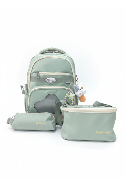 Relaxion Set of 3 Children's Primary School Bags with Accessories, Pencil Hol...