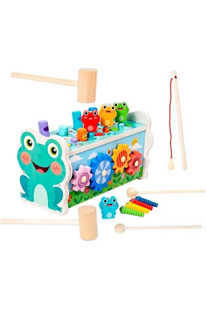 Twisoo لعبة مونتيسوري الخشبية للأطفال الصغار - لعبة ضرب الكرة، إكسيليفون، متا...