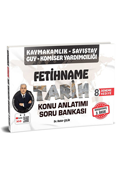 Bekir Çelik Tarih Kaymakamlık FETİHNAME Tarih Konu Anlatımlı Soru Bankası 8 D...
