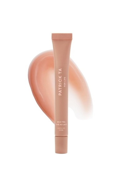 PATRICK TA مرطب شفاه ملون فائق الترطيب والتنعيم مع فيتامين هـ 15 غرام - شاي ب...