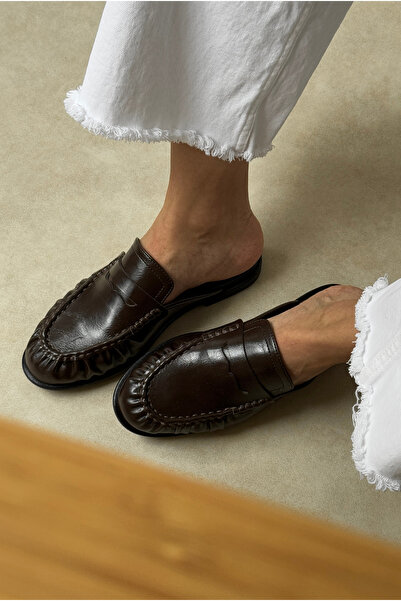 Mupa Shoes Women's Slippers Bitter Brown