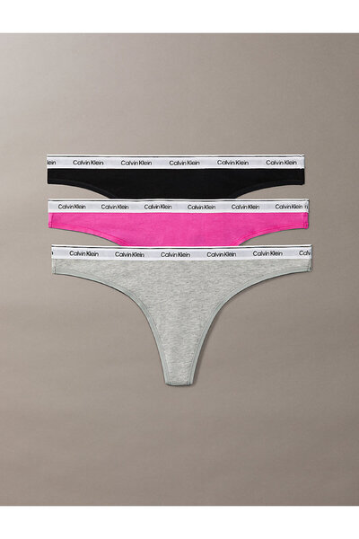 Calvin Klein Kadın 3'lü Brazilian Tanga Seti