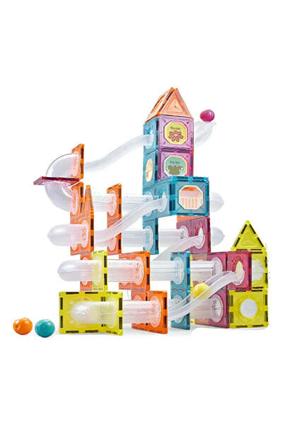 CH Toys Magnetic Tiles Building Blocks with 145 Pcs Accessories