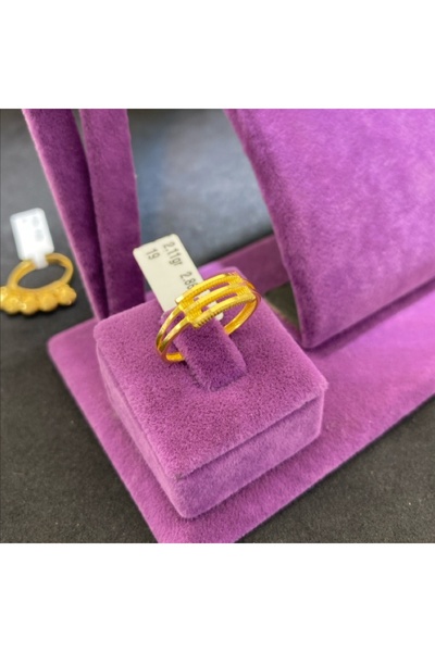 paksoy kuyumculuk 22 Ayar Altın Yüzük Dorika Modern Tasarım 2.11gr 19 Numara ...