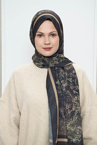 Modakaşmir شال لينا بنمط اللبلاب