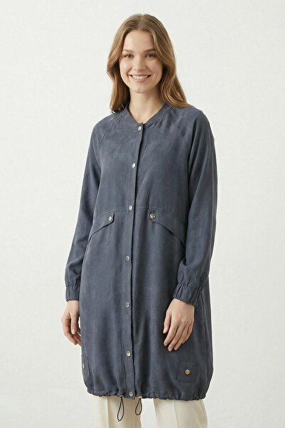 Puane Women's Button Detailed Modal Cap Black 15259