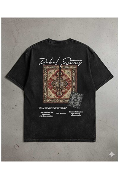 ZEMLİYA Oversize Graphic Print T-Shirt – Casual Streetwear Relaxed Fit