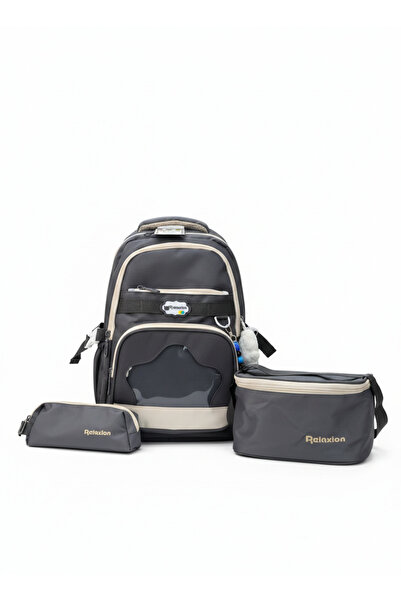 Relaxion Set of 3 Children's Primary School Bags with Accessories, Pencil Hol...