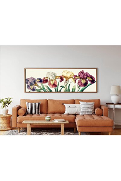 Tuba Decor Tek Parça Gerçek Ahşap Yatay Panorama Çerçeveli Tablo