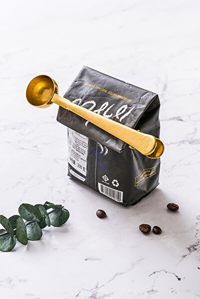 Vadi Gold Color Stainless Steel Coffee Measuring Spoon Barista Spoon