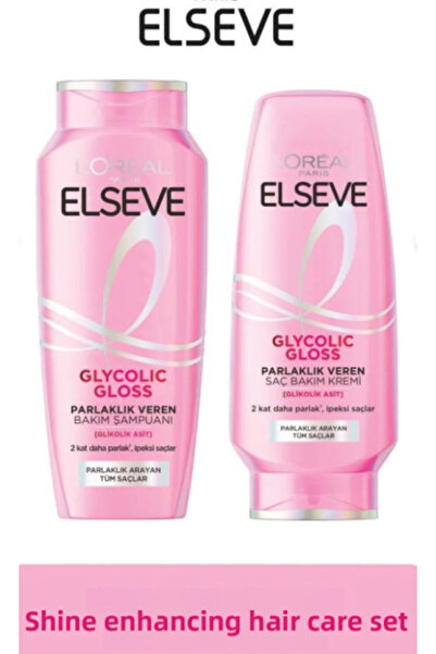 L'Oreal Paris Set de îngrijire a părului Glycolic Gloss pentru strălucire: șa...