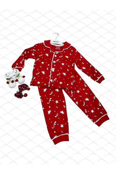 dolaş kids Pijama set od pamuka vrhunskog kvaliteta sa dugmićima