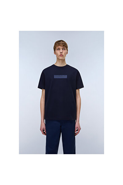 Napapijri تي شيرت S-Box Logo 1 للرجال بأكمام قصيرة