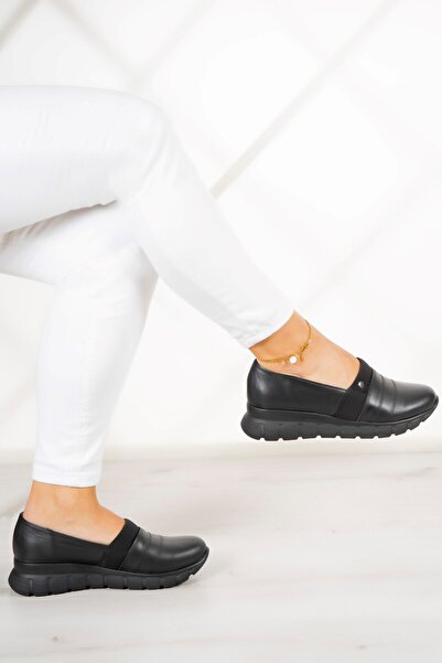 Erkan Saçmacı Pantofi casual Reagan din piele naturală neagră