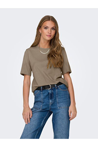 ONLY Onlonly S/S Tee Jrs Noos Women's Gray T-Shirt - 15270390