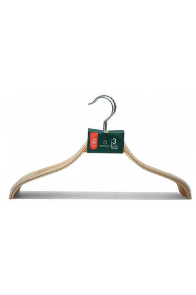 AKDC Al Kabayel Wooden Laminated Hangers 3-Pack