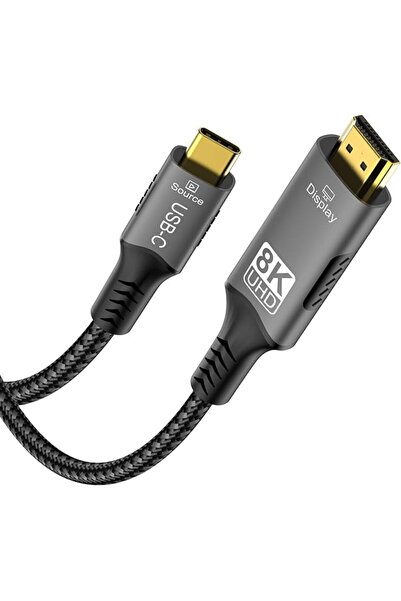 The Bros كابل USB-C إلى HDMI 2.1 يدعم دقة 8K بمعدل 60 هرتز و4K بمعدل 120 هرتز...