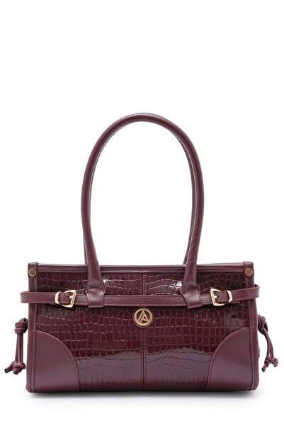 Armine TREND حقيبة بحزام أمامي وحزام للذراع بلون أحمر كروكوديل ARM176