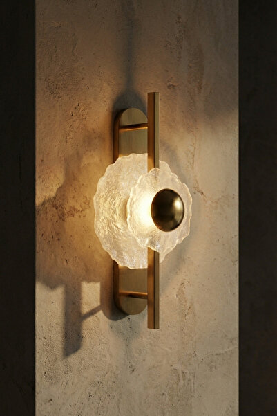 Renkoled Aydınlatma MODERN dekoratif TASARIM camlı LEDLİ aplik , LED duvar ap...