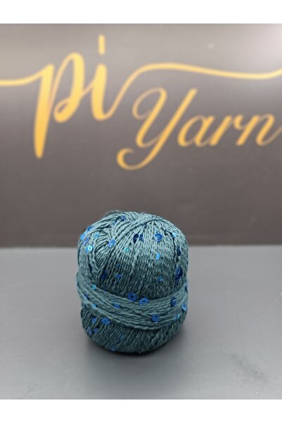 Pİ Yarn Chunky Sequin 100% Cotton Hand Knitting Yarn 50Gr